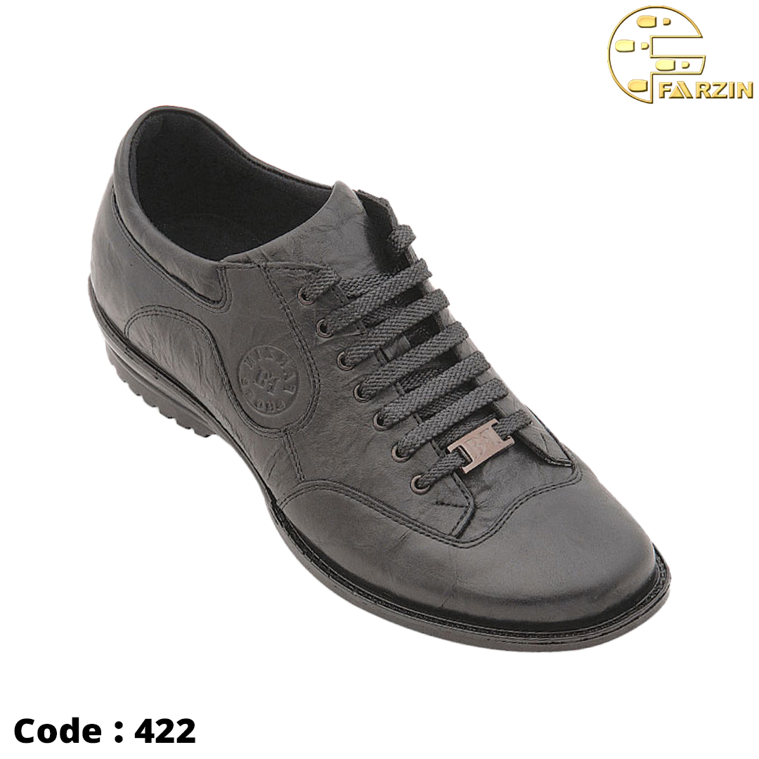کفش فرزین اسکوتر بندی مشکی کرانچی مردانه کد ۴۲۲