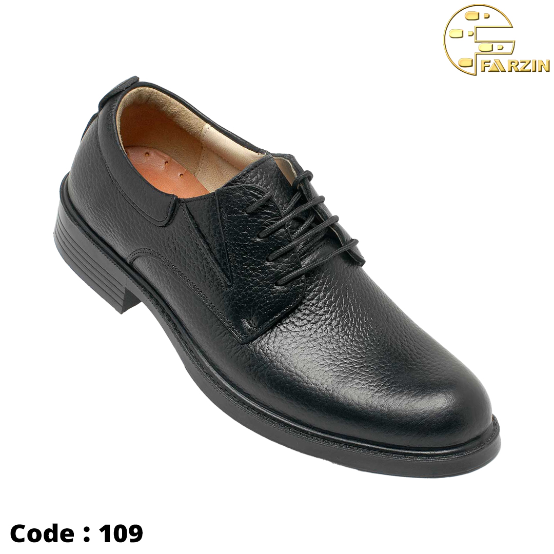 کفش فرزین فدرال شیرانک بندی مردانه کد 109