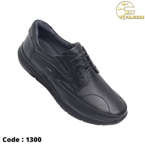 کفش فرزین ونتوسا بندی مشکی مردانه کد ۱۳۰۰