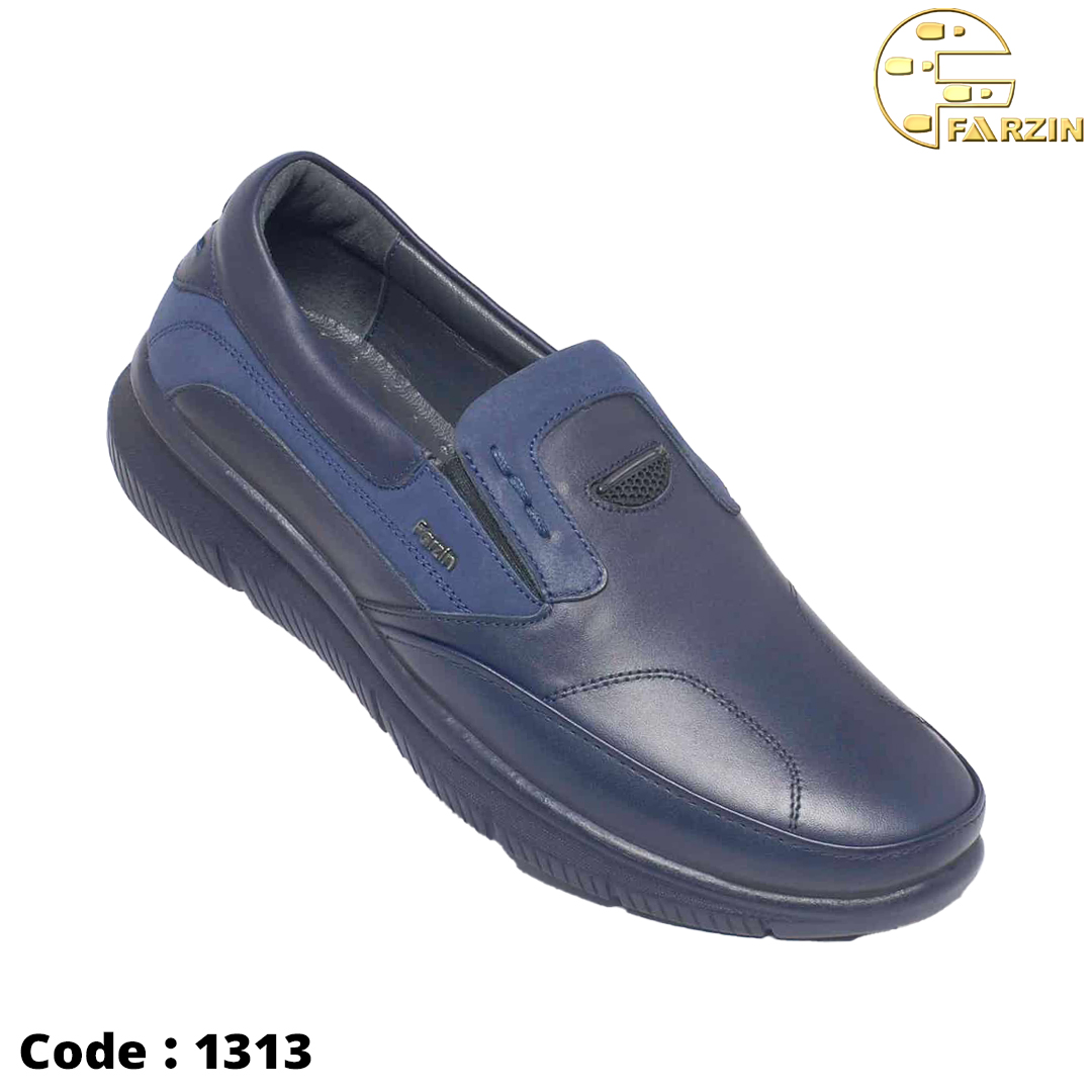 کفش فرزین ونتوسا کشی سرمه ای مردانه کد ۱۳۱۳