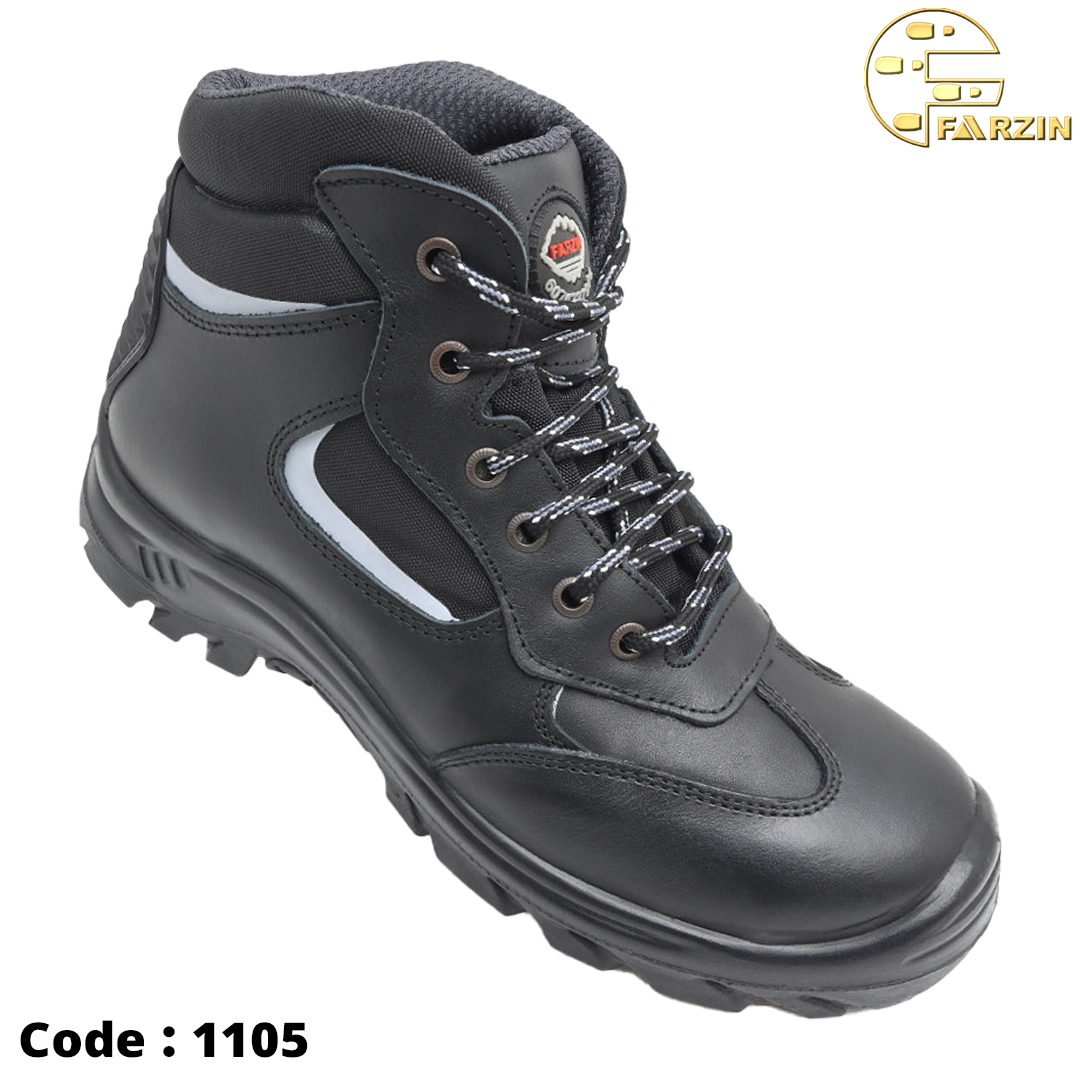 کفش ایمنی فرزین مهندسی ساق بلند کت کد 1105