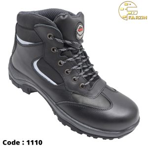 کفش ایمنی فرزین ساق بلند مدل کت زیره لاستیک کد 1110