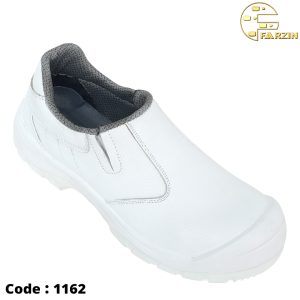 کفش ایمنی فرزین مهندسی ورک‌من کشی ساق کوتاه سفید کد 1162