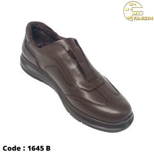 کفش فرزین مدل ولکان کشی قهوه ای مردانه
