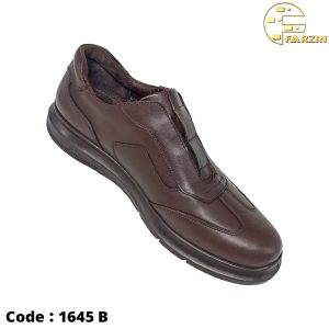 کفش فرزین مدل ولکان کشی قهوه ای مردانه